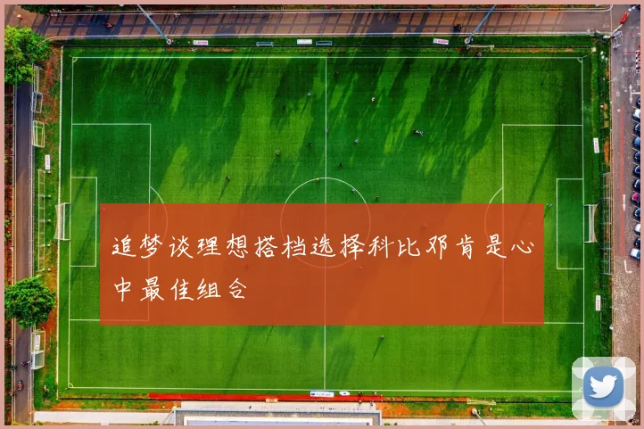 追梦谈理想搭档选择科比邓肯是心中最佳组合